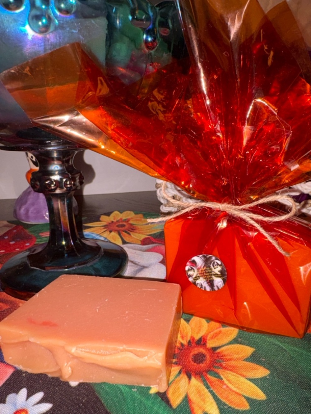 HANDMADE-ORGANIC 🍑Market Peach Soap Bath 4-5oz Bar